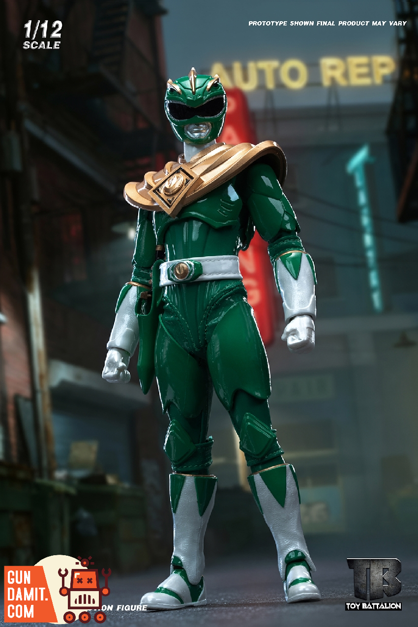 Toys Battalion 1/12 TB026 Green Warrior Power Rangers Figure view 4 Toys Battalion 1/12 TB026 Green Warrior Power Rangers Figure view 4