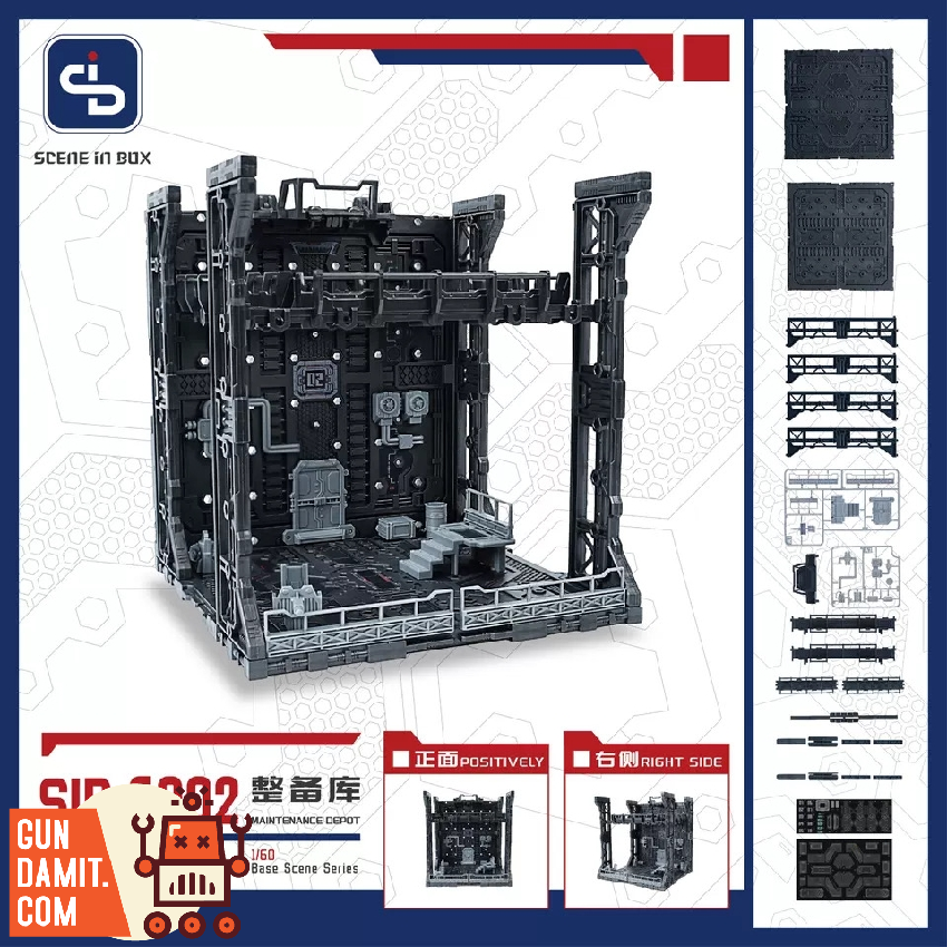 Scene In Box SIB-6002 Maintenance Depot diorama view 7 Scene In Box SIB-6002 Maintenance Depot diorama view 7