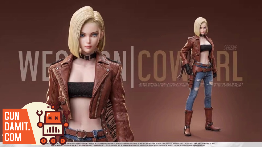 Heart Hunter Studio 1/6 Blonde Western Cowgirl front view Heart Hunter Studio 1/6 Blonde Western Cowgirl front view