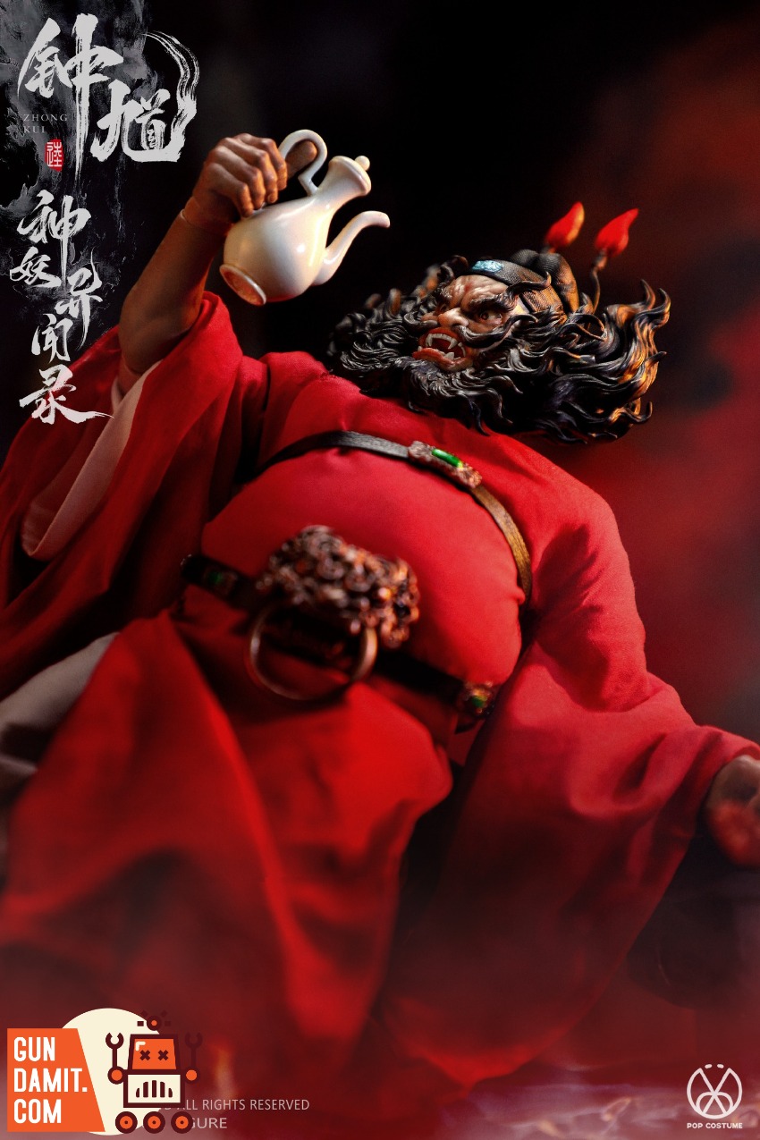 POP COSTUME 1/12 MYS-01D Tales of the Strange Zhong Kui Demo A detailed figurine of Zhong Kui, the demon slayer, in vibrant r POP COSTUME 1/12 MYS-01D Tales of the Strange Zhong Kui Demo A detailed figurine of Zhong Kui, the demon slayer, in vibrant r