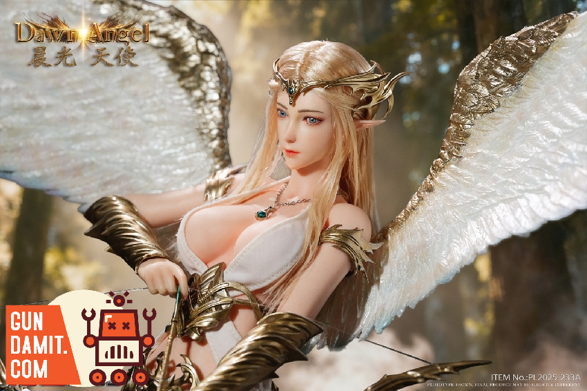 TBLeague PL2025-233A Dawn Angel White view 2 TBLeague PL2025-233A Dawn Angel White view 2