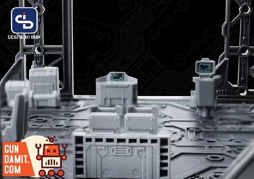 Scene In Box SIB-6003 Command Center diorama view 6 Scene In Box SIB-6003 Command Center diorama view 6