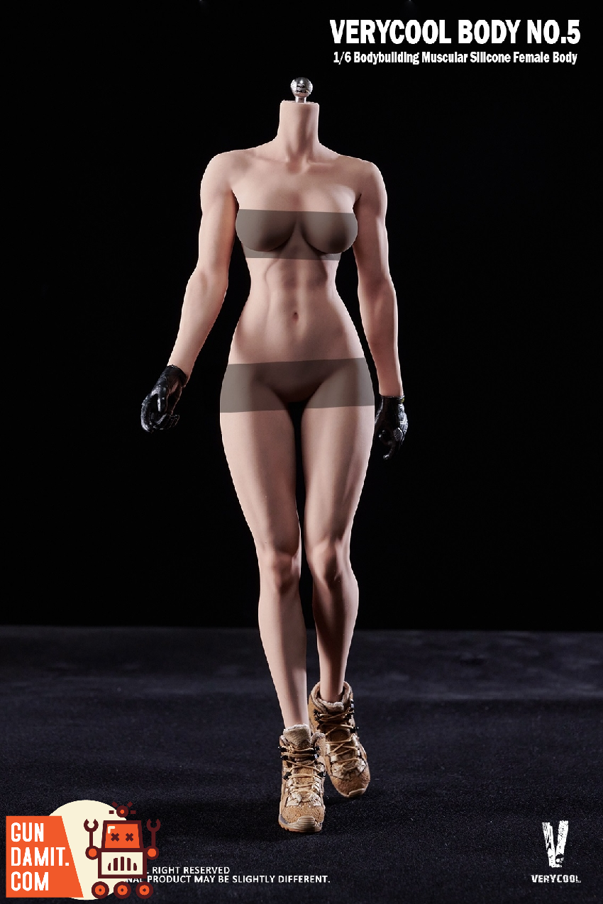 VERYCOOL 1/6 VCD-05B Silicone Female Body Muscular Natural Skin view 10 VERYCOOL 1/6 VCD-05B Silicone Female Body Muscular Natural Skin view 10
