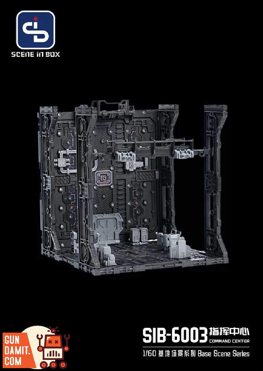 Scene In Box SIB-6003 Command Center diorama view 3 Scene In Box SIB-6003 Command Center diorama view 3