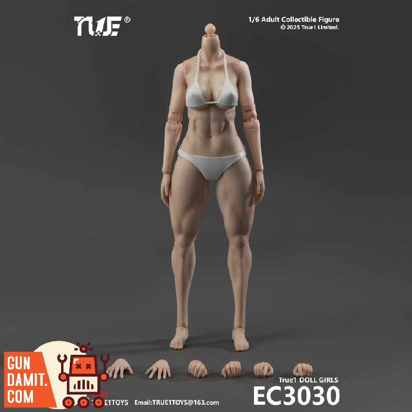 True1Toys 1/6 EC3030 Peaches Movable Female Body Fair Skin view 1 True1Toys 1/6 EC3030 Peaches Movable Female Body Fair Skin view 1