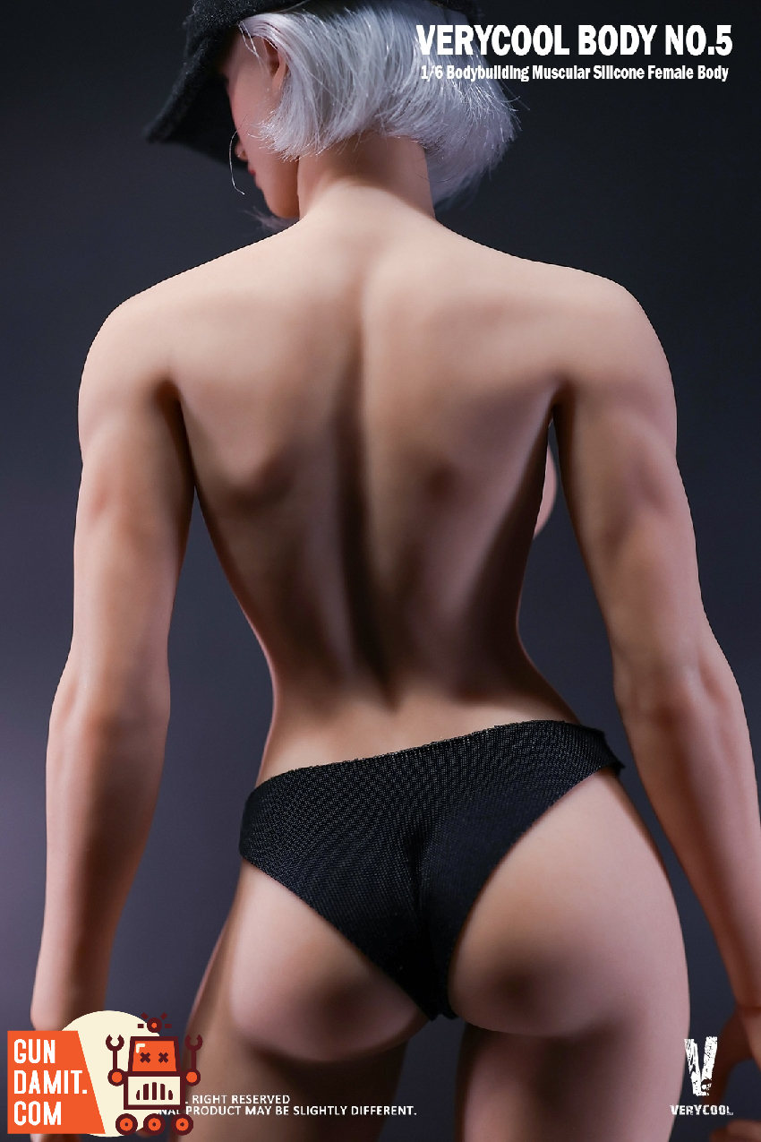 VERYCOOL 1/6 VCD-05B Silicone Female Body Muscular Natural Skin view 16 VERYCOOL 1/6 VCD-05B Silicone Female Body Muscular Natural Skin view 16