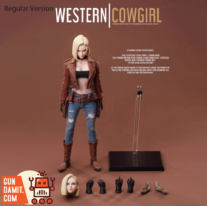 Heart Hunter Studio 1/6 Blonde Western Cowgirl side view Heart Hunter Studio 1/6 Blonde Western Cowgirl side view