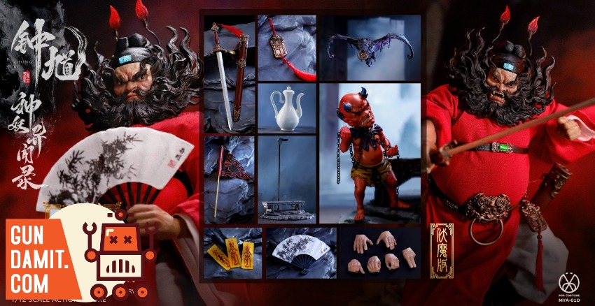 POP COSTUME 1/12 MYS-01D Tales of the Strange Zhong Kui Demo Detailed image of Zhong Kui Demon Slayer action figure with acce POP COSTUME 1/12 MYS-01D Tales of the Strange Zhong Kui Demo Detailed image of Zhong Kui Demon Slayer action figure with acce