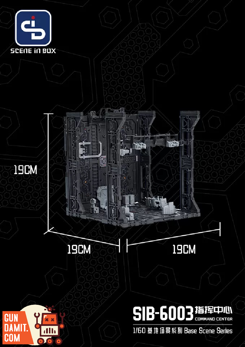 Scene In Box SIB-6003 Command Center diorama view 4 Scene In Box SIB-6003 Command Center diorama view 4