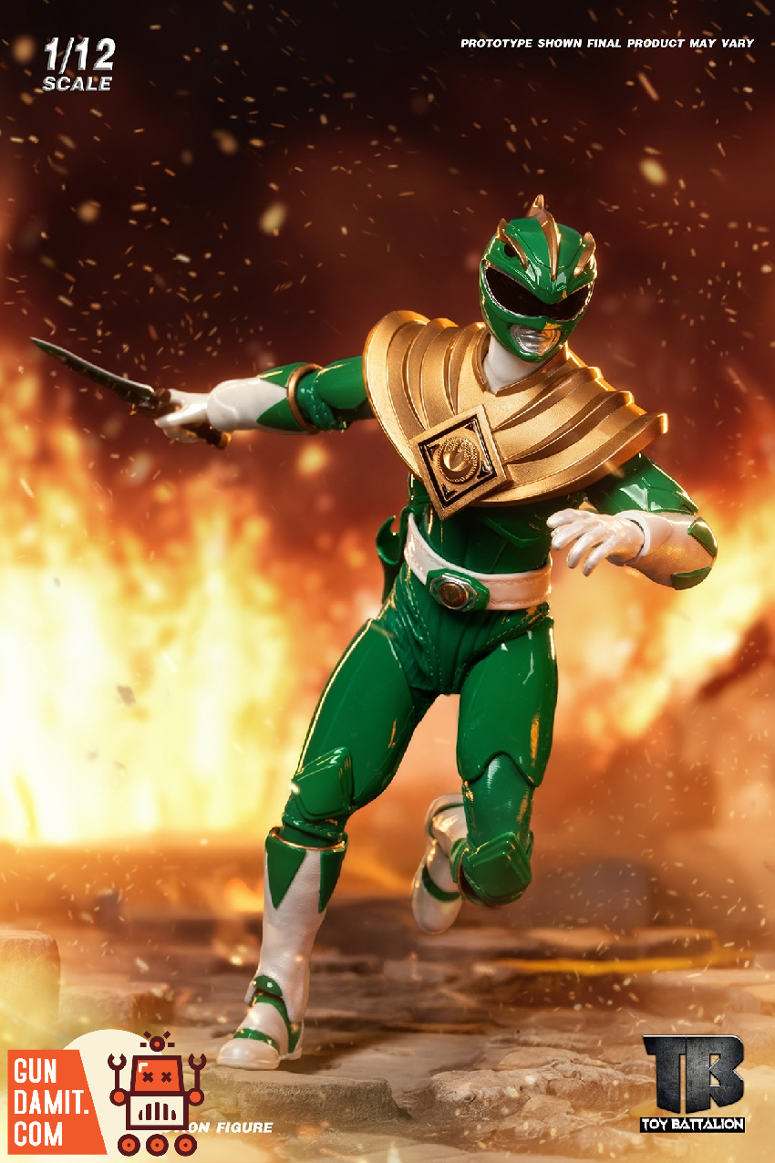 Toys Battalion 1/12 TB026 Green Warrior Power Rangers Figure view 8 Toys Battalion 1/12 TB026 Green Warrior Power Rangers Figure view 8