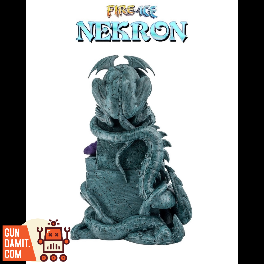 Frazetta Girls 1/12 Nekron with Throne Ver. Dark, intricately detailed Nekron figure with throne, Fire & Ice branding. Frazetta Girls 1/12 Nekron with Throne Ver. Dark, intricately detailed Nekron figure with throne, Fire & Ice branding.
