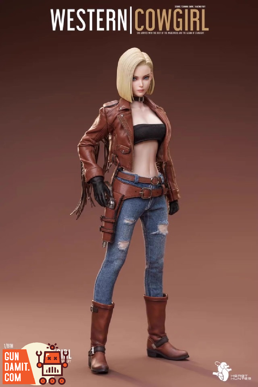 Heart Hunter Studio 1/6 Blonde Western Cowgirl close-up Heart Hunter Studio 1/6 Blonde Western Cowgirl close-up