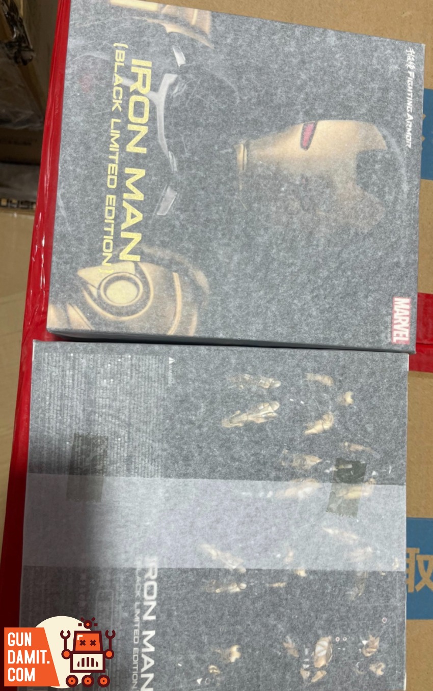 Sentinel Toys Fighting Armor Iron Man Black Gold Version Two boxes of Sentinel Toys Fighting Armor Iron Man Black Gold Versio Sentinel Toys Fighting Armor Iron Man Black Gold Version Two boxes of Sentinel Toys Fighting Armor Iron Man Black Gold Versio