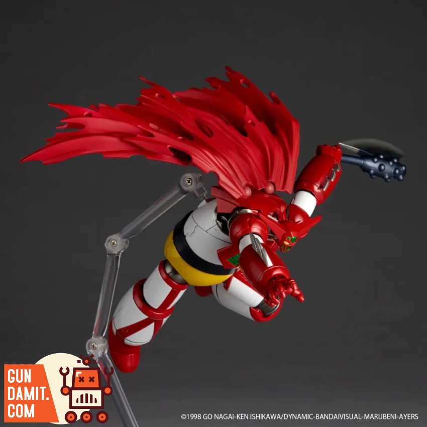 KAIYODO-GETTER1 Getter Robo - close-up detail KAIYODO Revoltech Getter Robo 1 OVA - close-up detail