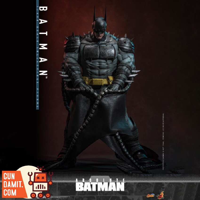 CMS030 Absolute Batman - close-up detail Hot Toys Absolute Batman - close-up detail