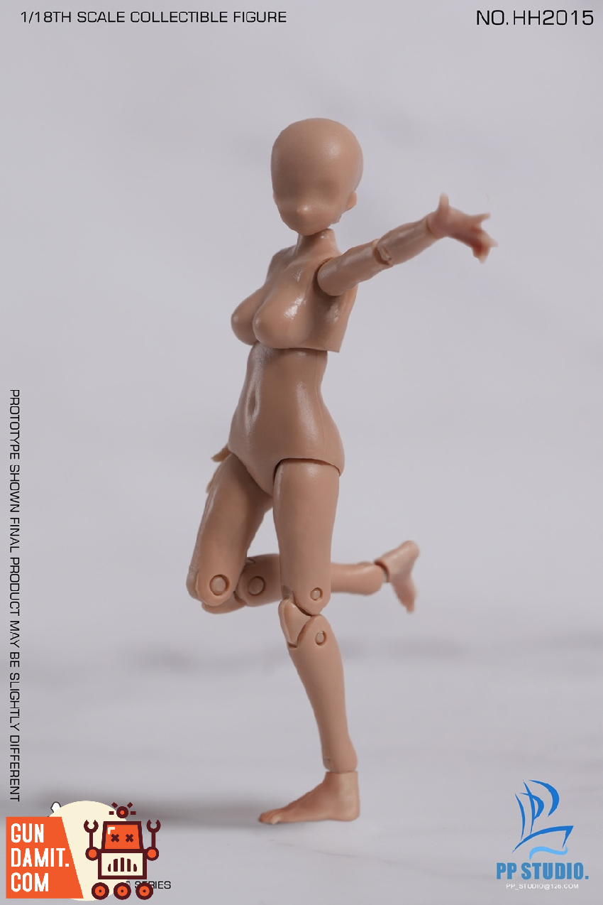 HH2015 Humanoid Female Body - view 6 PP STUDIO Female Body Wheat - view 6
