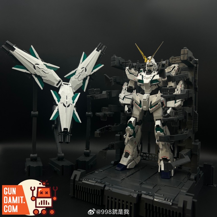 MBM-2203G Unicorn Green Frame - side view Mythical Beast MGEX 2203G Unicorn Green - side view