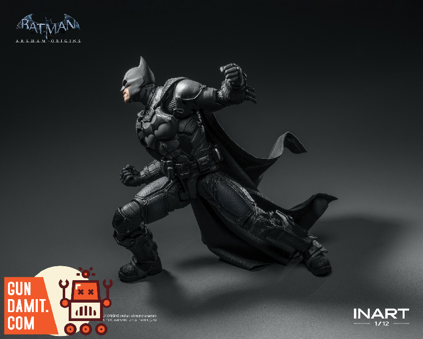 INART Arkham Origins Batman - back view INART Batman Arkham Origins - back view