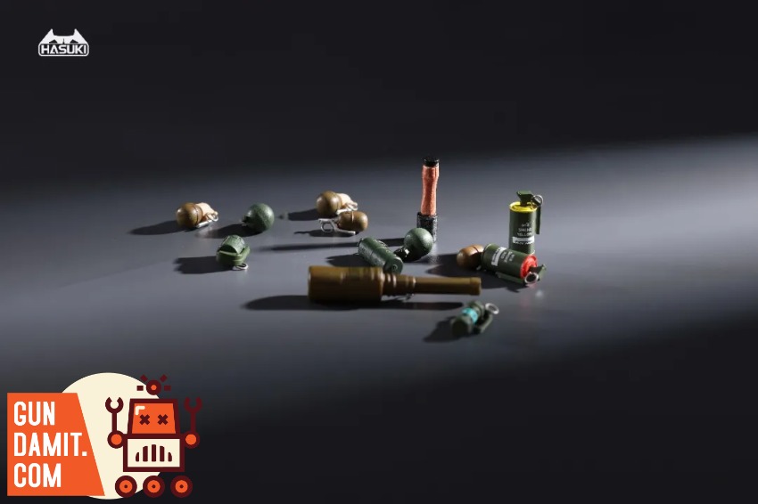 HASUKI-WM-06 Grenade - front view HASUKI WM-06 Grenade Pack - front view