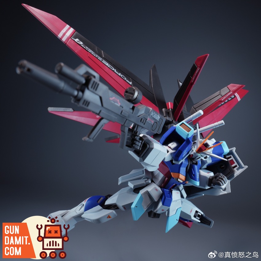 ASA-ASUKAWARRIOR Model Kit - side view Angry Shinn Asuka Warrior Metal Frame - side view