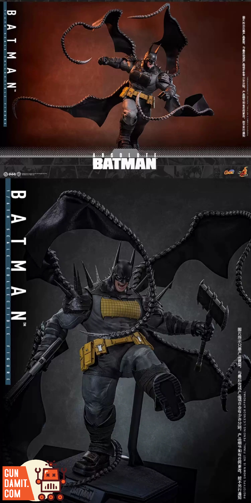 CMS030B Absolute Batman - view 11 Hot Toys Absolute Batman Special - view 11