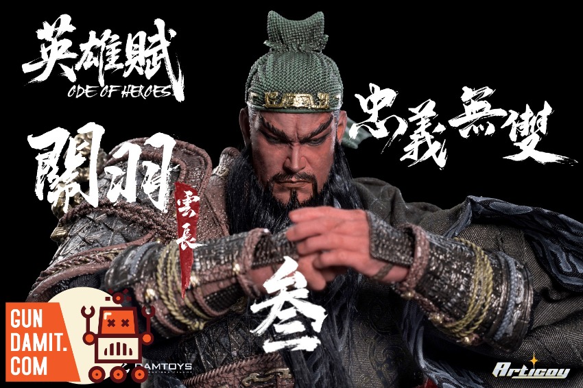 FTOH-03 Guan Yu Deluxe - front view DAMTOYS Odes of Heroes Guan Yu - front view