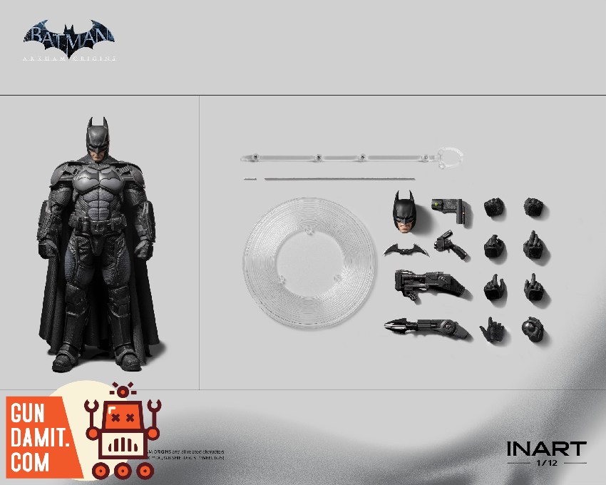 INART Arkham Origins Batman - front view INART Batman Arkham Origins - front view