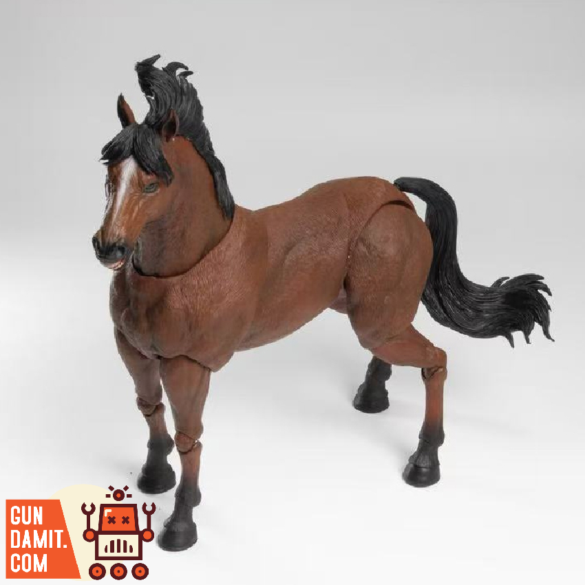 JiangHu Brown Horse - front view Nottaa Brown Horse Elegant - front view