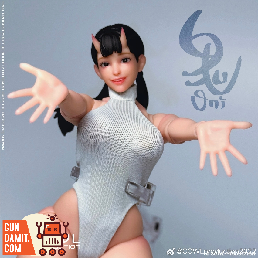Cowl Production Ghostly Body 1/12 figure front pose with open arms Cowl Production Ghostly Body 1/12 figure front pose with open arms