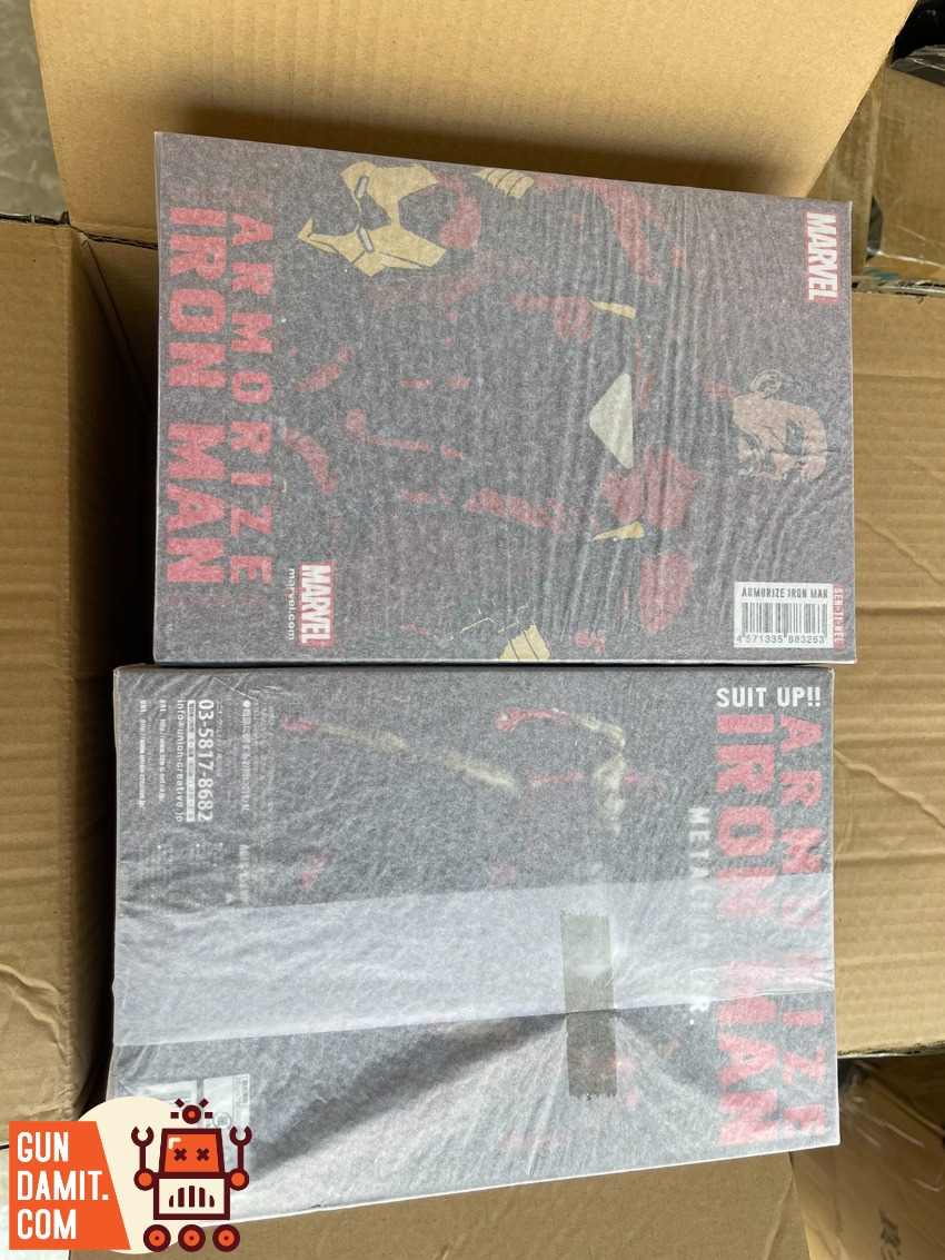 Sentinel Iron Armorize Iron Man Extremis Armor Metallic Comi Two boxes of Sentinel Iron Armorize Iron Man Extremis Armor Comi Sentinel Iron Armorize Iron Man Extremis Armor Metallic Comi Two boxes of Sentinel Iron Armorize Iron Man Extremis Armor Comi