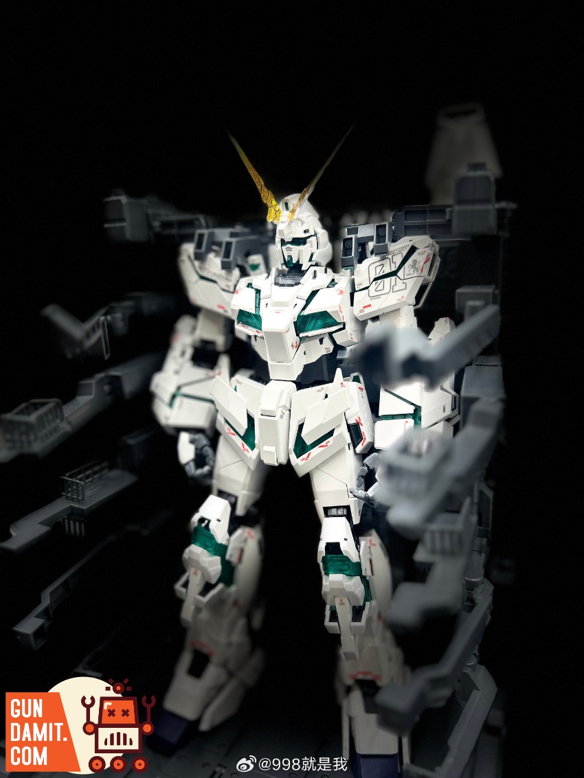 MBM-2203G Unicorn Green Frame - front view Mythical Beast MGEX 2203G Unicorn Green - front view