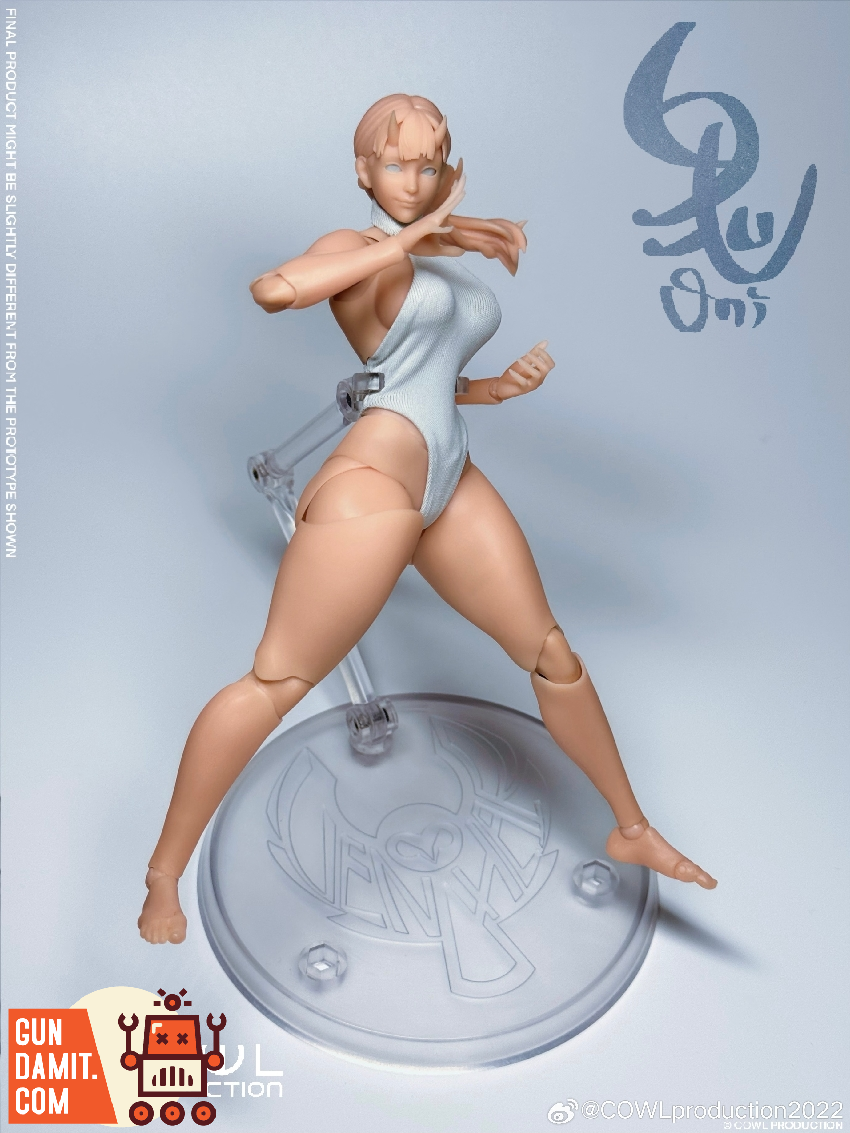 CP00 Ghostly Body Unpainted - side view Cowl Production Ghostly Body - side view