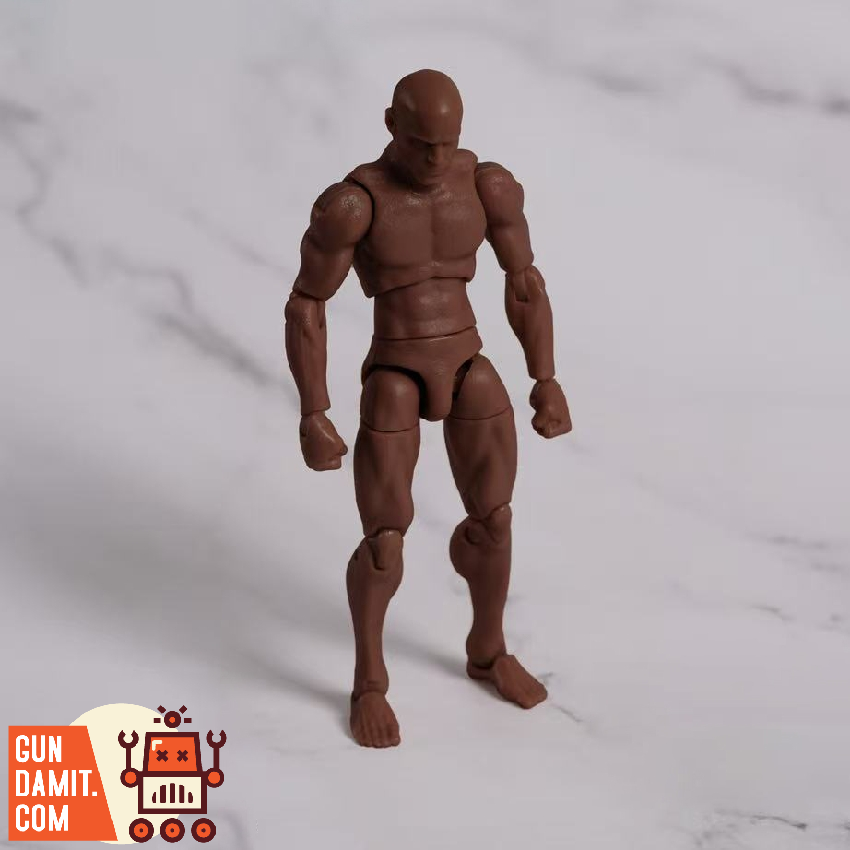 HH2014 Humanoid Male Body - side view PP STUDIO Male Body Black Skin - side view