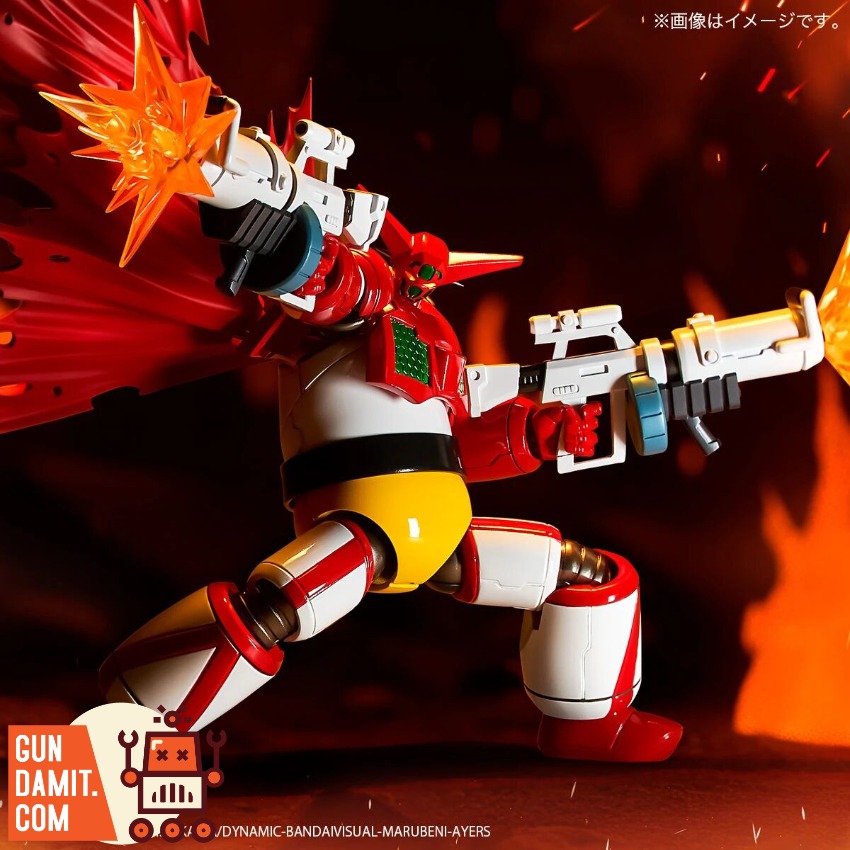 KAIYODO-GETTER1 Getter Robo - front view KAIYODO Revoltech Getter Robo 1 OVA - front view