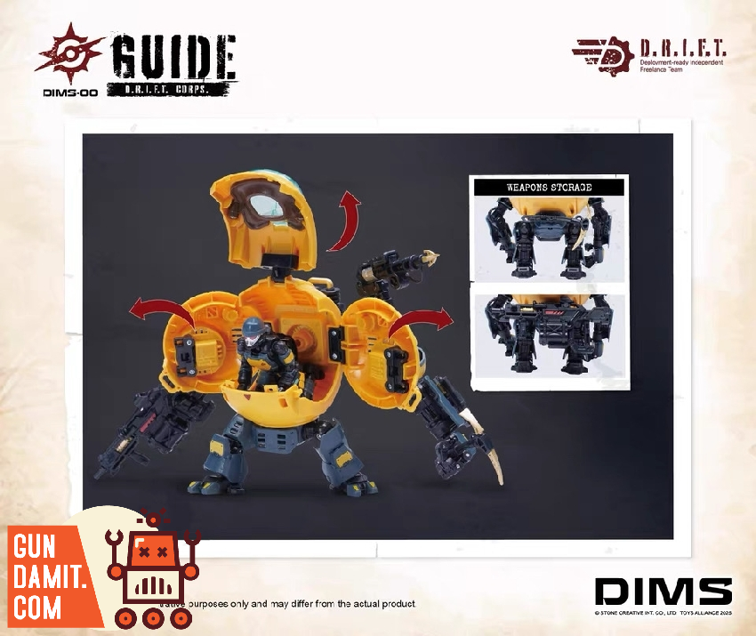 DIMS00 Drift Guide Mecha - view 13 Toys Alliance Drift Guide - view 13