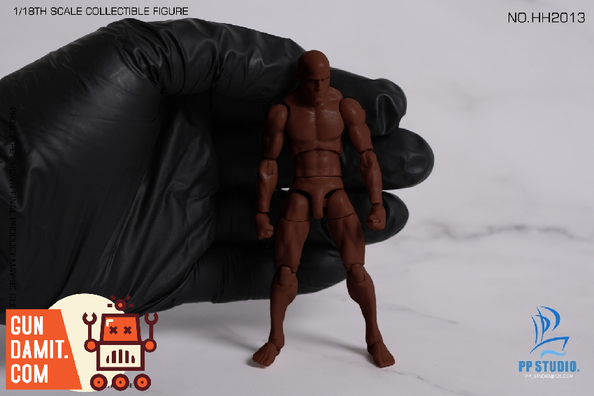 HH2013 Humanoid Male Body - front view PP STUDIO Male Body Black - front view