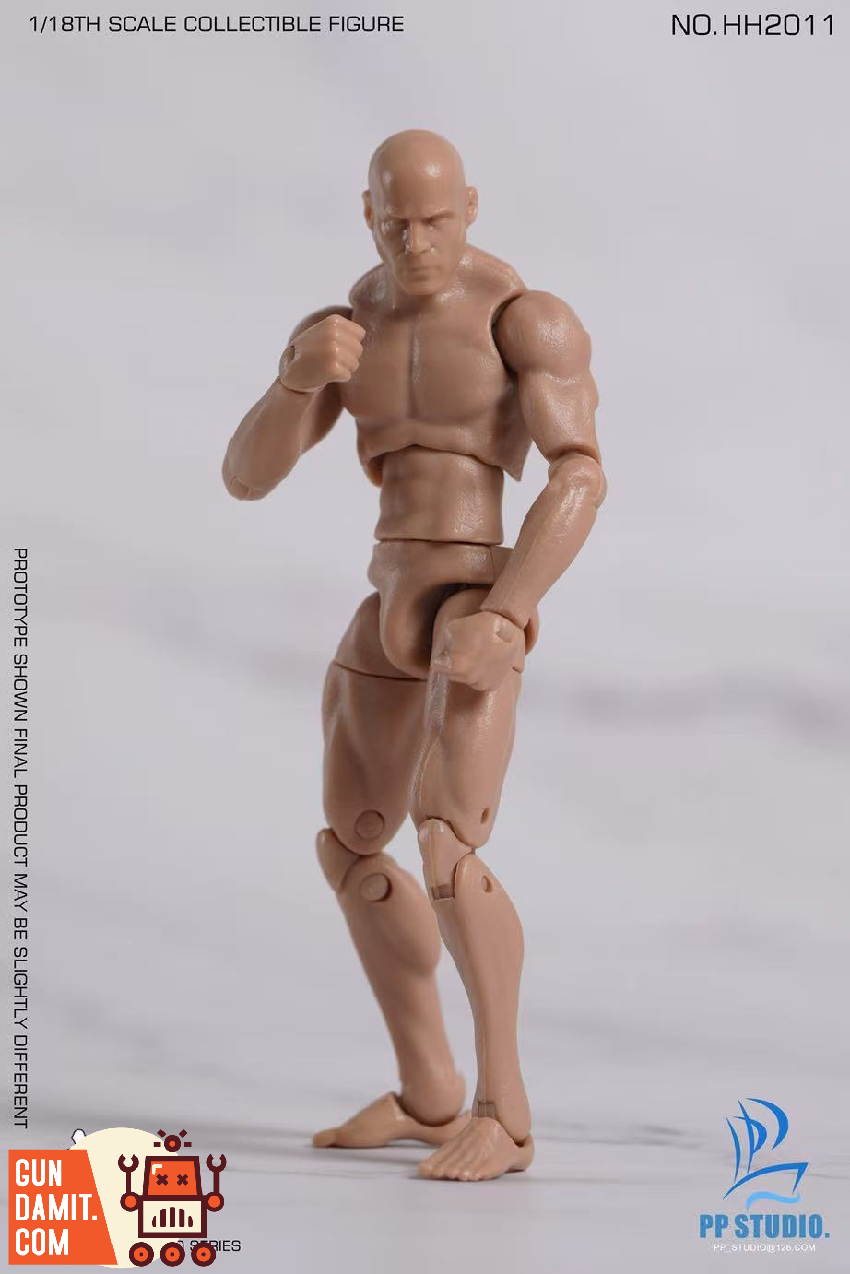 HH2011 Humanoid Male Body - view 8 PP STUDIO Male Body Wheat - view 8
