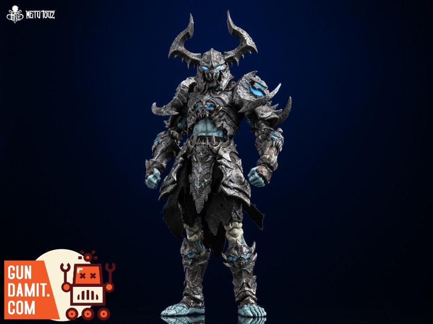 MT-SALANAR Death Knight - front view Mety Toyz Death Knight Frostbone Salanar - front view