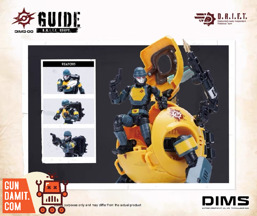 DIMS00 Drift Guide Mecha - view 8 Toys Alliance Drift Guide - view 8