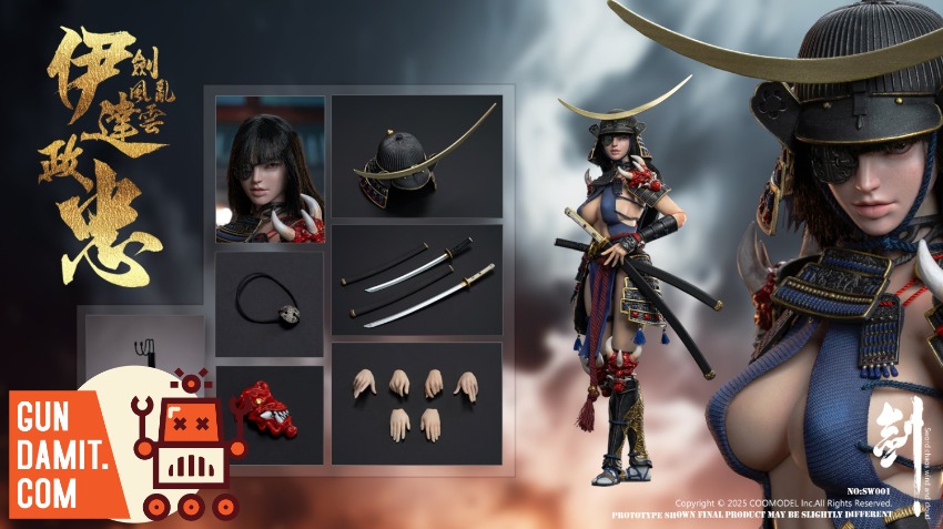 COO-SW001 Date Masamune - view 9 Coomodel SW001 Date Masamune Warrior Maiden - view 9