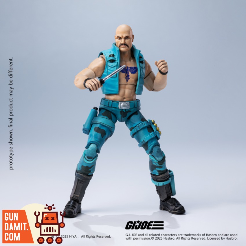 HIYA-EMG0300 Hirokazu Marine - side view Hiya Toys EMG0300 G.I. Joe Hirokazu Marine - side view