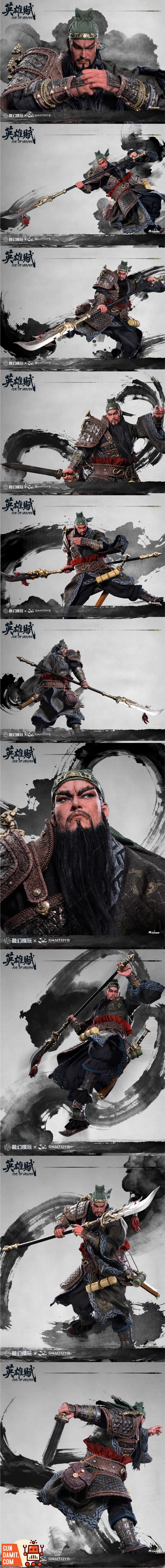 FTOH-03 Guan Yu Deluxe - side view DAMTOYS Odes of Heroes Guan Yu - side view