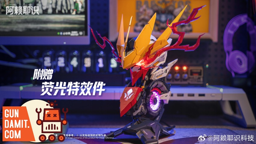 AVT-WOLFKINGBUST Wolf King - view 8 Alaya Vijnana Tech Wolf King Bust LED - view 8