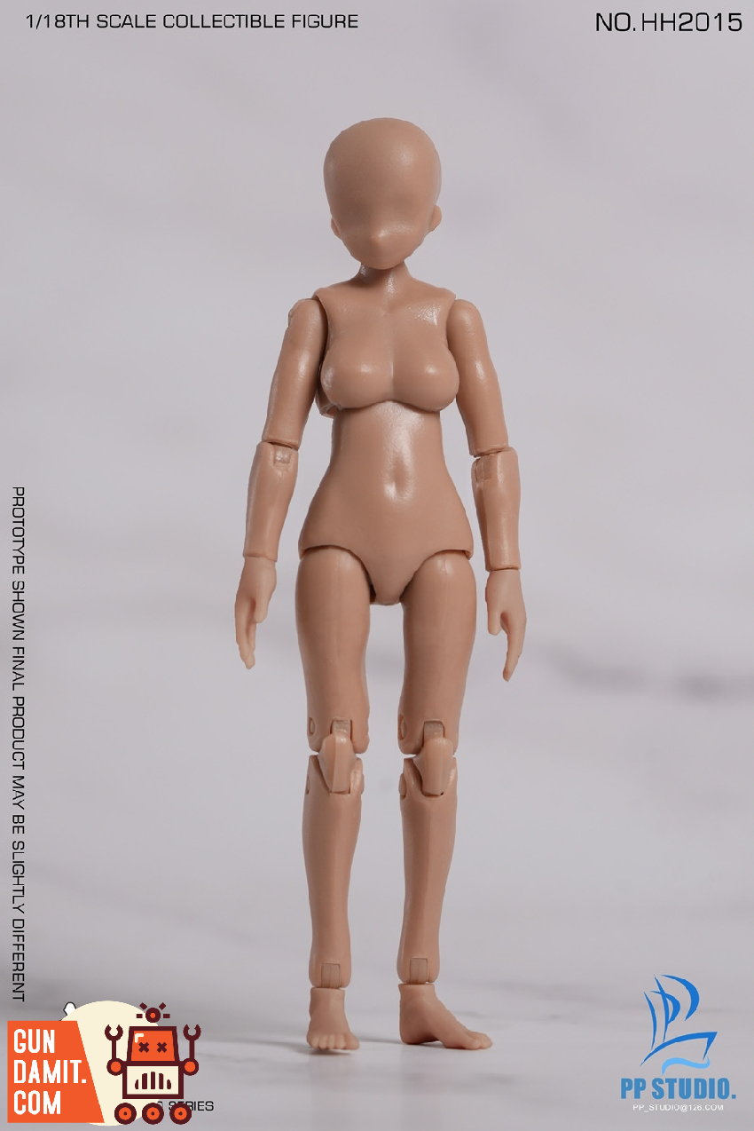 HH2015 Humanoid Female Body - view 7 PP STUDIO Female Body Wheat - view 7