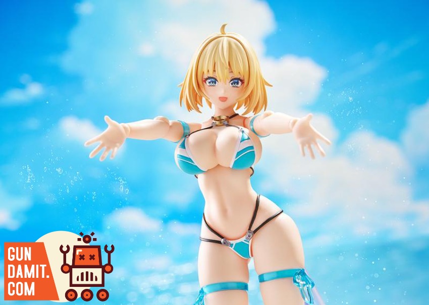 Max Factory Sophia Scharling - close-up detail Figma Sophia F. Scharling Swimsuit - close-up detail