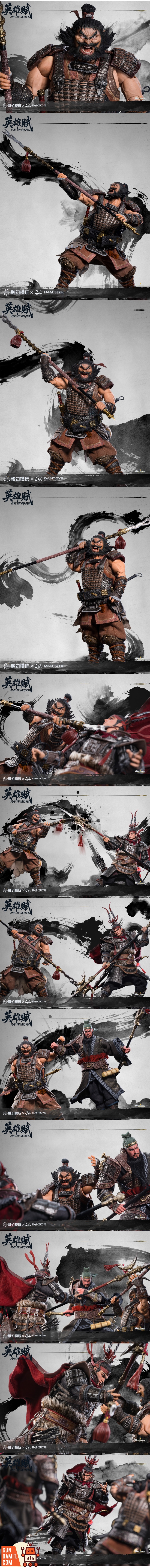 FTOH-02 Zhang Fei Deluxe - back view DAMTOYS Odes of Heroes Zhang Fei - back view