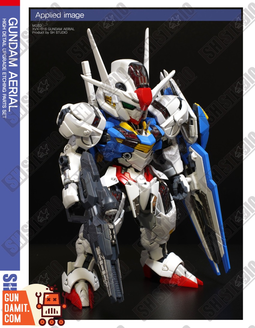 SH-XVX-016 Aerial Gundam Sheet - view 17 SH Studio Aerial Gundam Etching - view 17
