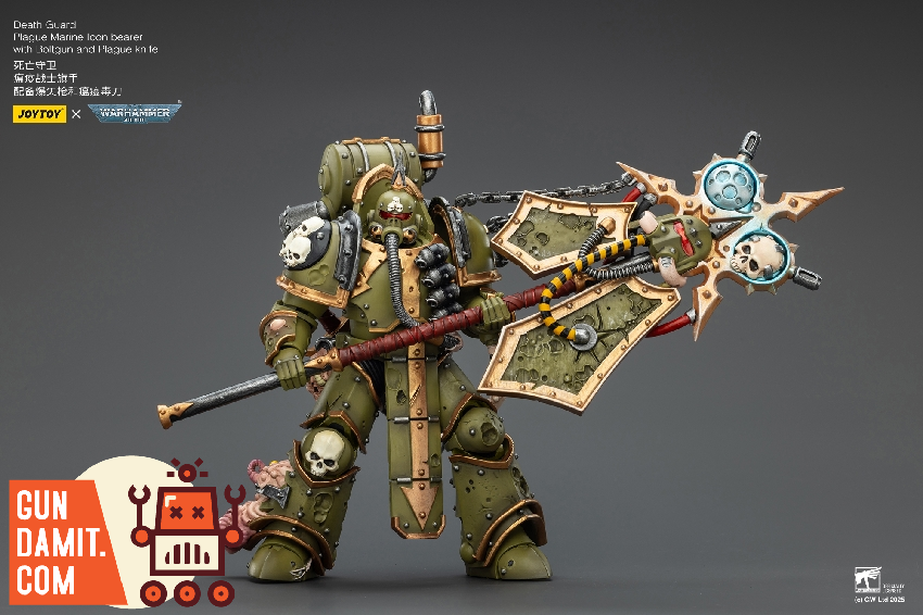 JT02915 Plague Marine Icon Bearer - view 18 JoyToy Death Guard Plague Marine - view 18