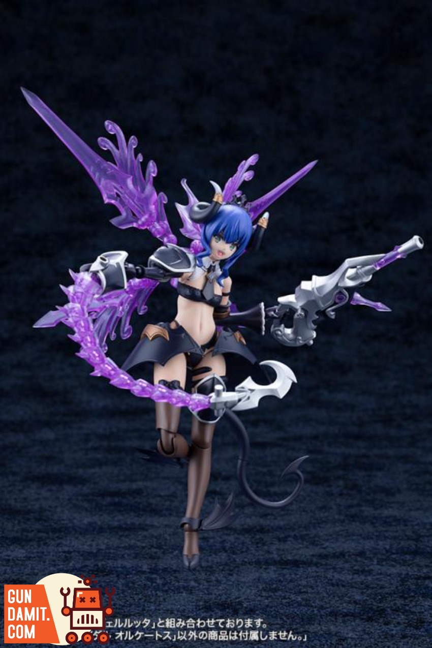 Kotobukiya AS010 Xeno Alma Arcanadia Fusion Beast Tide Orcot A Kotobukiya model kit features a blue-haired character with pur Kotobukiya AS010 Xeno Alma Arcanadia Fusion Beast Tide Orcot A Kotobukiya model kit features a blue-haired character with pur