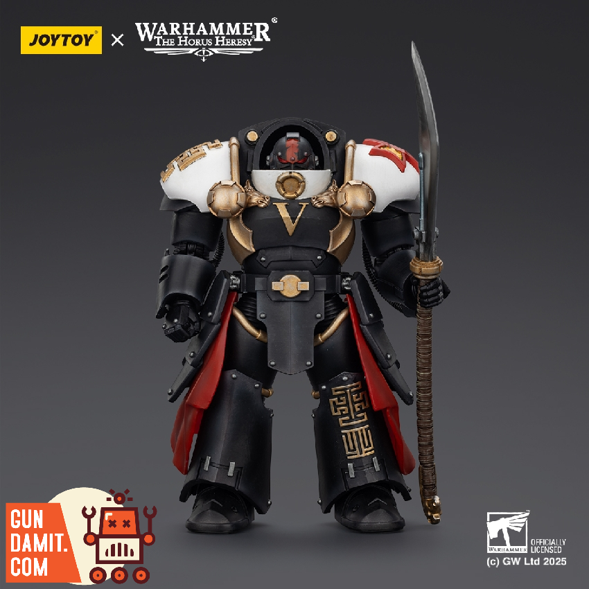 JT02946 Ebon Keshig Terminator - front view JoyToy White Scars Ebon Keshig - front view